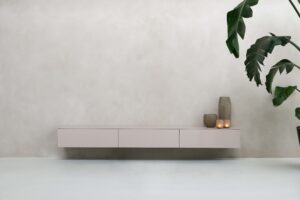 Zyan | Zwevend tv-meubel | Verstek | Scandinavisch Design | 3 Kleppen | 180 – 300 cm