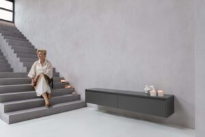 Maeve | Zwevend TV meubel | 2 Kleppen | MDF | 120 – 160 cm