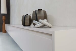 Maeve | Zwevend TV meubel | 4 Kleppen | MDF | 220 – 400 cm