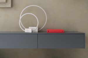 Jessie | Zwevend tv-meubel | Strak | MDF | Scandinavisch Design | 4 Kleppen | 220 – 400 cm