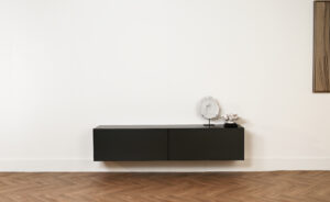 Zyan | Zwevend tv-meubel | Verstek | Scandinavisch Design | 2 Kleppen | 120 – 170 cm