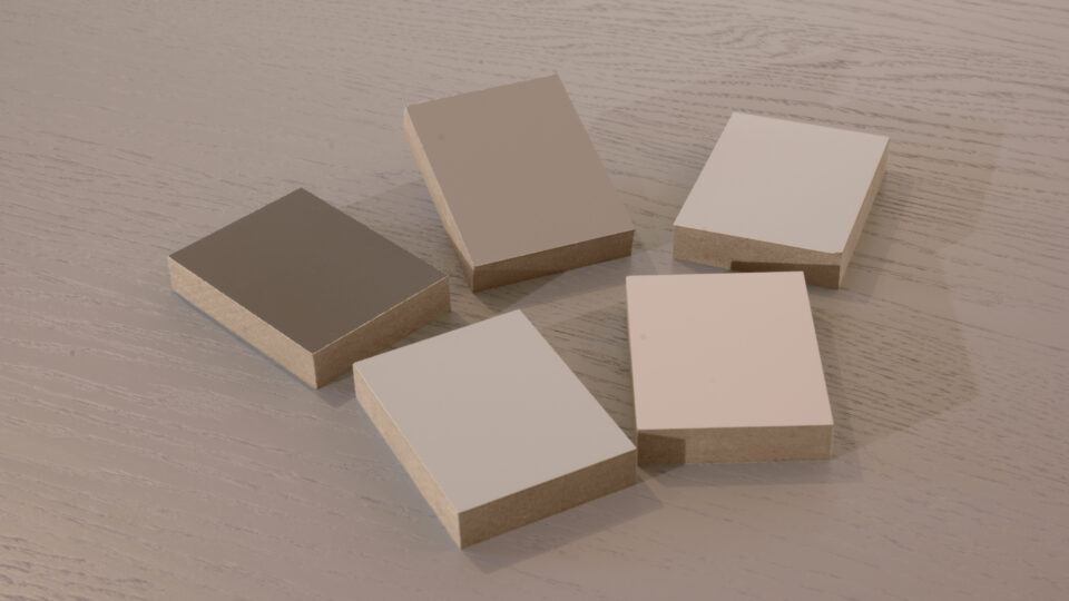 Kleurstalen MDF