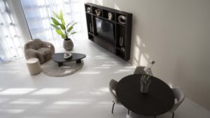 James | Cinewall | Eiken | Beits | 2 Kleppen | 270 cm | Large