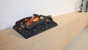 Jackson | tv meubel met openhaard | Eiken | 3 Kleppen | 200 – 300 cm Blanco Eiken