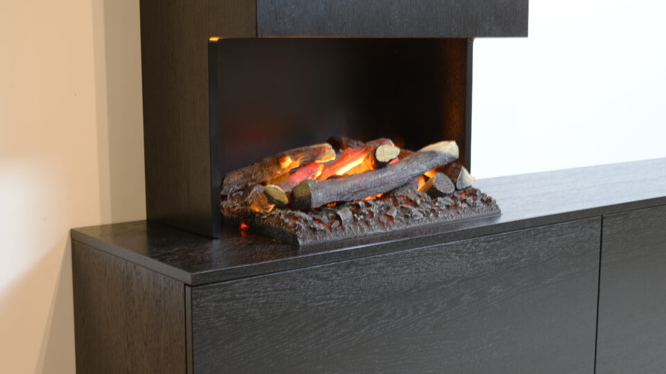 tv kast met koof en haard