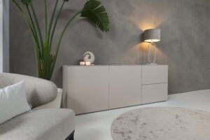 Zyan | Dressoir | MDF | Strak Design | 2 Deuren | 2 lades | 120 – 180 cm