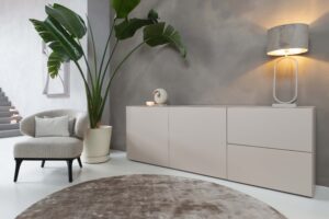 Zyan | Dressoir | MDF | Strak Design | 2 Deuren | 2 lades | 120 – 180 cm