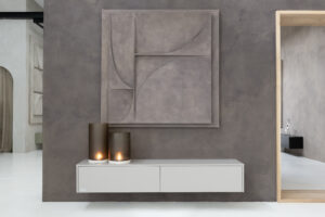 Murphy | Zwevend tv-meubel | Melamine | Scandinavisch Design | 2 Kleppen | 120 – 180 cm