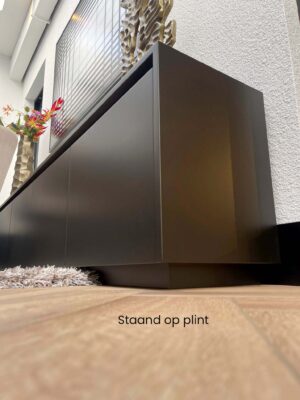 Jessie | Zwevend tv-meubel | Strak | MDF | Scandinavisch Design | 2 Lades 1 klep | 120 – 200 cm