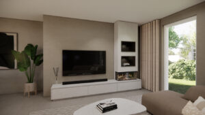 Maeve British Fires New Forest 870 | Tv-meubel | 3 Kleppen | Chimney | Excellent | 220 – 320 cm