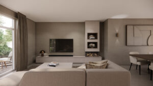 Maeve British Fires New Forest 870 | Tv-meubel | 4 Kleppen | Chimney | Excellent | 330 – 400 cm