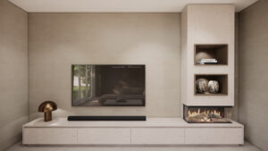 Maeve British Fires New Forest 870 | Tv-meubel | 4 Kleppen | Chimney | Excellent | 330 – 400 cm