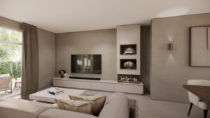 Maeve British Fires New Forest 870 | Tv-meubel | 4 Kleppen | Chimney | Excellent | 330 – 400 cm